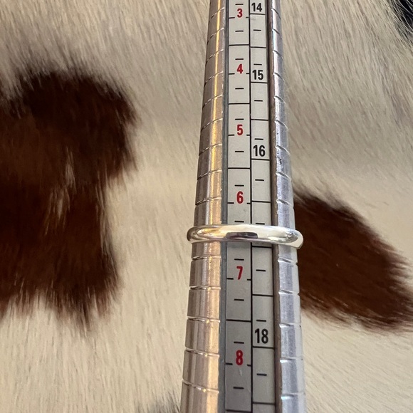 ❤️ Natural Kingman Turquoise  Statement Navajo Western Sterling Ring Size 6.5 - Picture 5 of 15